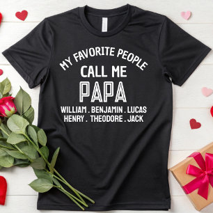 Meine Lieblings-Leute nennen mich Papa-Vater Opa-G T-Shirt