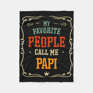 Meine Lieblings-Leute nennen mich Papi Vater &#; s Fleecedecke