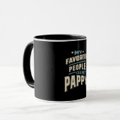 Meine Lieblings-Leute nennen mich Pappy - Vater Gr Tasse (Vorderseite Links)