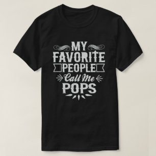 Meine Lieblings-Leute nennen mich Pop Funny Opa T-Shirt