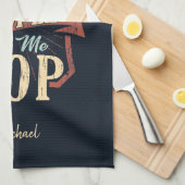 Meine Lieblings-Leute nennen mich Pop Vathers Day  Geschirrtuch (Viertel Falte)