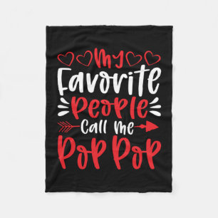 Meine Lieblings-Leute nennen mich Poppop Fleecedecke