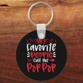 Meine Lieblings-Leute nennen mich Poppop Schlüsselanhänger (Vorderseite)