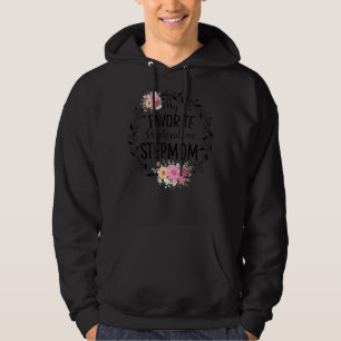 Meine Lieblings-Leute nennen mich Stepmutter Blume Hoodie