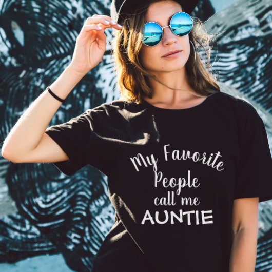 Meine Lieblings-Leute nennen mich Tantentennis Fun T-Shirt