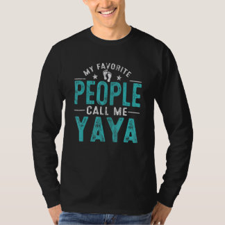 Meine Lieblings-Leute nennen mich Yaya Vintag Yaya T-Shirt