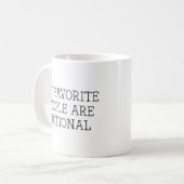 Meine Lieblings-Leute sind künstlerisch Kaffeetasse (Vorderseite Links)