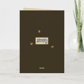 Meine Lieblings-Mensch lustig Niedliche Hübsche Bl Karte (Rückseite)