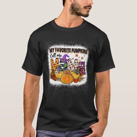 Meine Lieblings-Pumpkin ruft Mama Bleached1960png1 T-Shirt (Vorderseite)