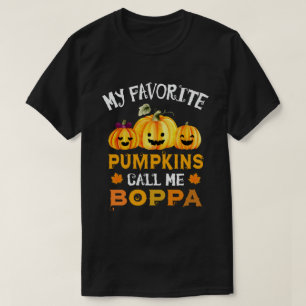 Meine Lieblings-Pumpkins nennen mich Boppa Funny H T-Shirt
