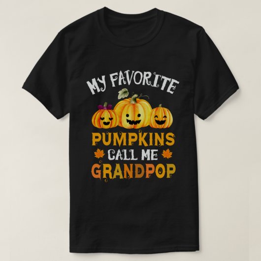 Meine Lieblings-Pumpkins nennen mich Grandpop-hall T-Shirt (Design vorne)