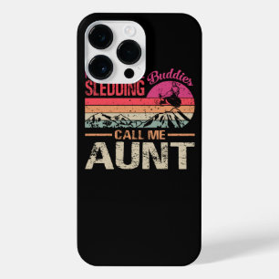 Meine Lieblings-Rodelbuddies nennen mich Tante Sno iPhone 14 Pro Max Hülle