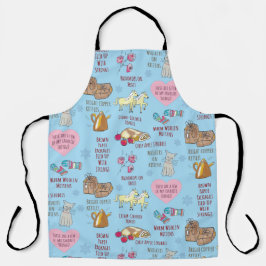 Meine Lieblings-Sachen Sound of Music Blue Hand Ge Schürze