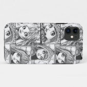 Meine Lieblings-Schwarz-Weiß-Patchwork-Puppen Case-Mate iPhone Hülle (Rückseite (Horizontal))