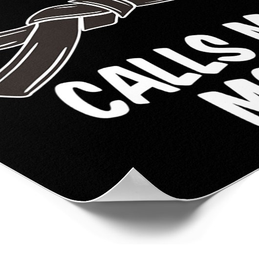 Meine Lieblings-Schwarzgürtel nennt mich Mama Taek Poster (Ecke)