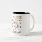 Meine Lieblings-Schwiegertochter gab mir diese Tas Zweifarbige Tasse (VorderseiteRechts)
