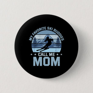 Meine Lieblings-Skikumpels nennen mich Mamma Skifa Button