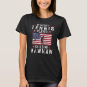 Meine Lieblings-Tennisspielerin nennt mich Mawmam T-Shirt (Vorderseite)