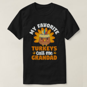 Meine Lieblings-Truthähne nennen mich Grand-Ernte T-Shirt