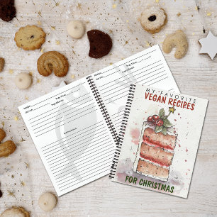 Meine Lieblings-Vegan-Rezepte für Weihnachten Notizblock