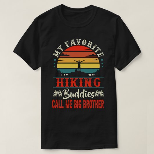 Meine Lieblings-Wanderbuddies NENNEN MICH GROSSEN T-Shirt (Design vorne)