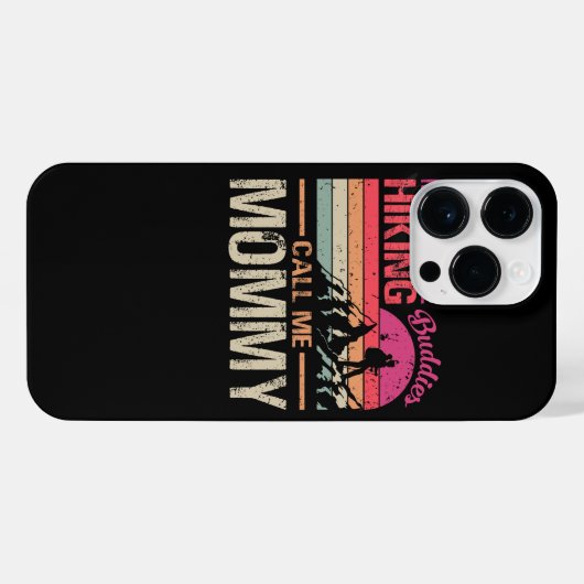 Meine Lieblings-Wanderbuddies nennen mich Mommy Vi iPhone Hülle (Rückseite (Horizontal))