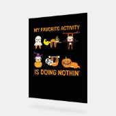 Meine Lieblingsaktivität ist es, nicht in 'Retro-S Acrylschild (Winkel)