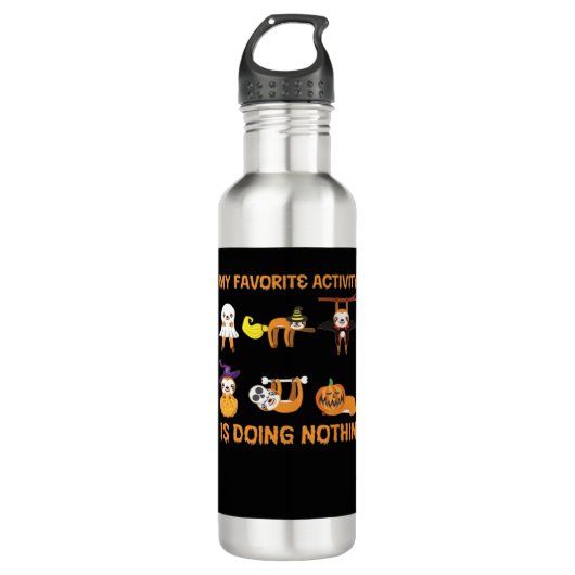 Meine Lieblingsaktivität ist es, nicht in 'Retro-S Edelstahlflasche (Vorderseite)