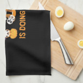 Meine Lieblingsaktivität ist es, nicht in 'Retro-S Geschirrtuch (Viertel Falte)