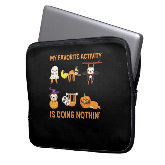 Meine Lieblingsaktivität ist es, nicht in 'Retro-S Laptopschutzhülle (Vorderseite Links)