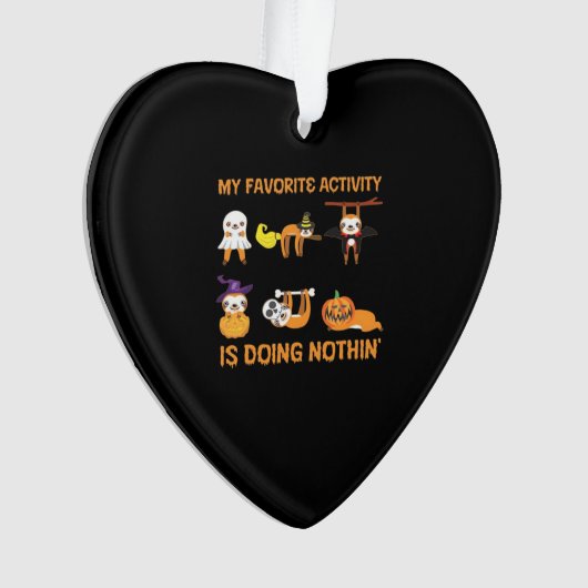 Meine Lieblingsaktivität ist es, nicht in 'Retro-S Ornament (Vorderseite)