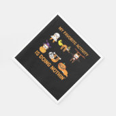 Meine Lieblingsaktivität ist es, nicht in 'Retro-S Serviette (Ecke)