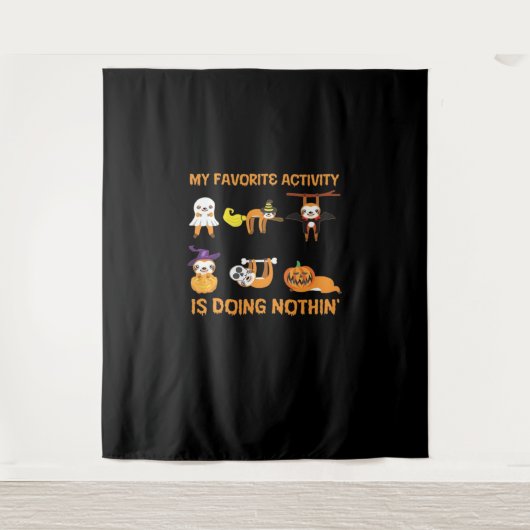 Meine Lieblingsaktivität ist es, nicht in 'Retro-S Wandteppich (Vorderseite)