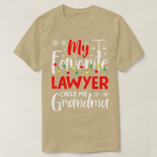Meine Lieblingsanwältin nennt mich Großanwältin T-Shirt (Design vorne)