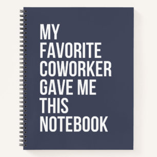 Meine Lieblingsarbeiterin gab mir dieses Notebook Notizblock