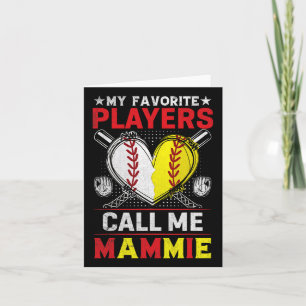 Meine Lieblingsbaseball- und Softballspieler nenne Karte