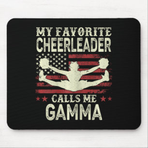 Meine Lieblingscheerleaderin nennt mich Gamma Us F Mousepad