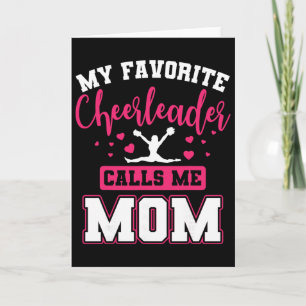 Meine Lieblingscheerleaderin nennt mich Mom Cheerl Karte