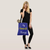 Meine Lieblingsdinge Blau Tasche (Am Model)
