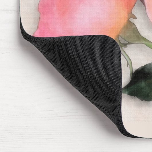 Meine Lieblingsfarbe der Rose Mousepad (Ecke)
