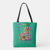 Meine Lieblingsfarbe ist Garn Tasche (Rückseite)