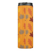 Meine Lieblingsfarbe ist Herbst personalisiert ora Thermosbecher (Rückseite)