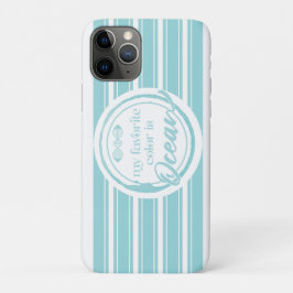 Meine Lieblingsfarbe ist Ocean Beach Towel Case-Mate iPhone Hülle