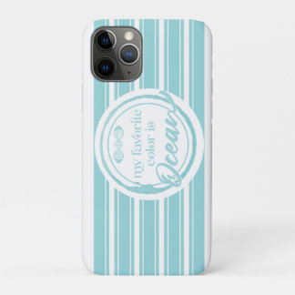 Meine Lieblingsfarbe ist Ocean Beach Towel Case-Mate iPhone Hülle