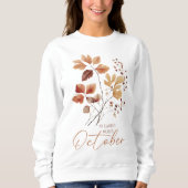 Meine Lieblingsfarbe ist Oktober, Fall Vibes Sweatshirt (Vorderseite)