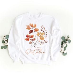 Meine Lieblingsfarbe ist Oktober, Fall Vibes Sweatshirt