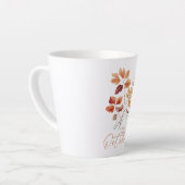 Meine Lieblingsfarbe ist Oktober - Herbstblätter & Milchtasse (Linke Ecke)