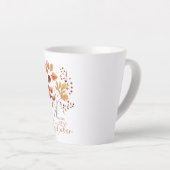 Meine Lieblingsfarbe ist Oktober - Herbstblätter & Milchtasse (Rechte Ecke)