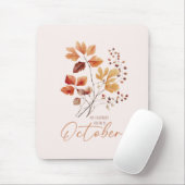 Meine Lieblingsfarbe ist Oktober - Herbstblätter & Mousepad (Mit Mouse)