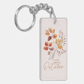 Meine Lieblingsfarbe ist Oktober - Herbstblätter & Schlüsselanhänger (Vorderseite links)